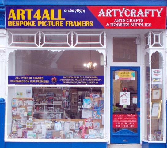 Shop front in Crewkerne